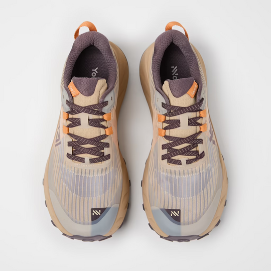Cadí M trail running shoe with engineered mesh, soft cushioning, and Vibram Megagrip outsole for comfort and grip on smooth and rolling terrains