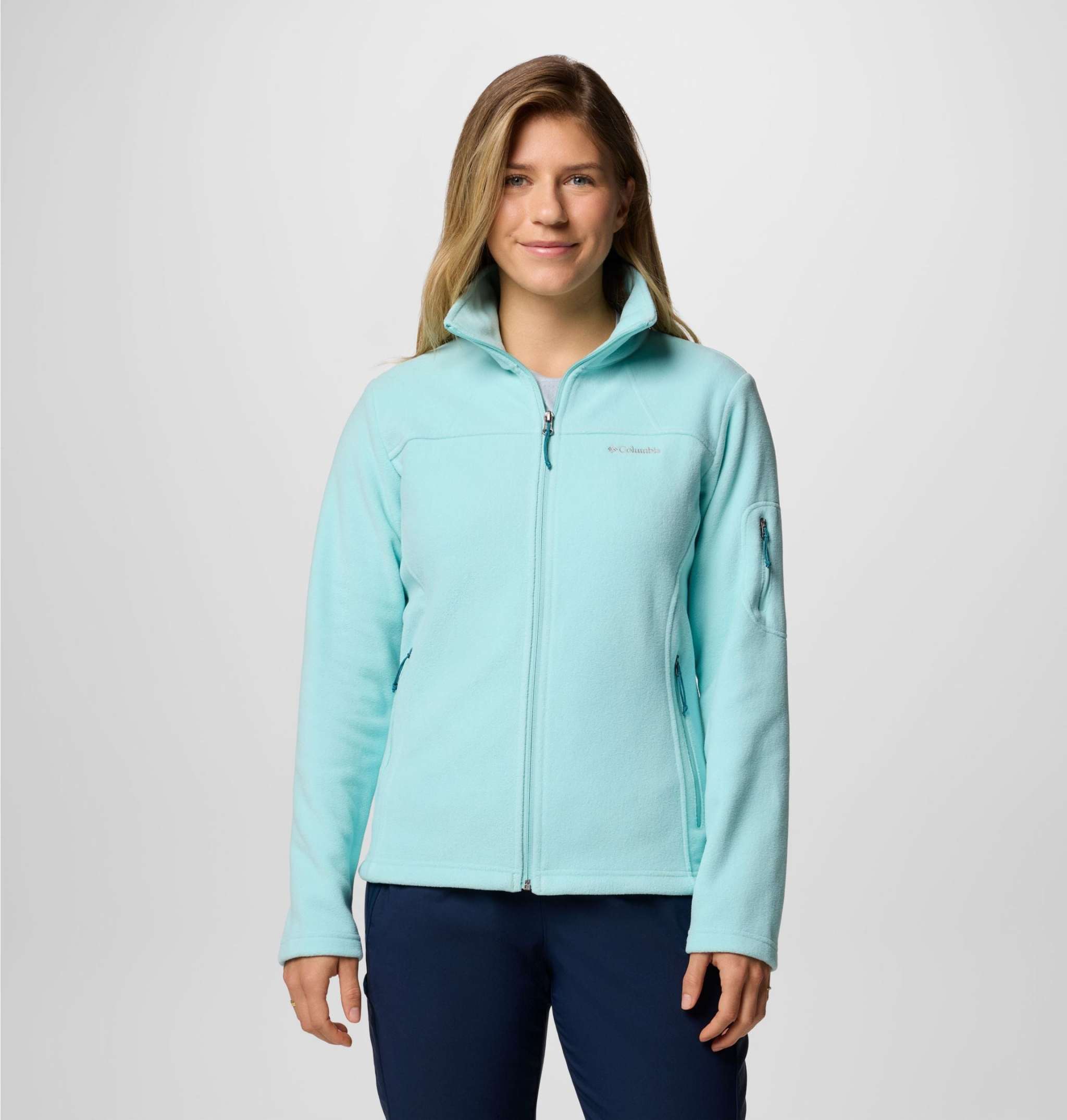 Women's Fast Trek™ II Jacket soft lightweight fleece with adjustable hem and zippered pockets for outdoor and casual use