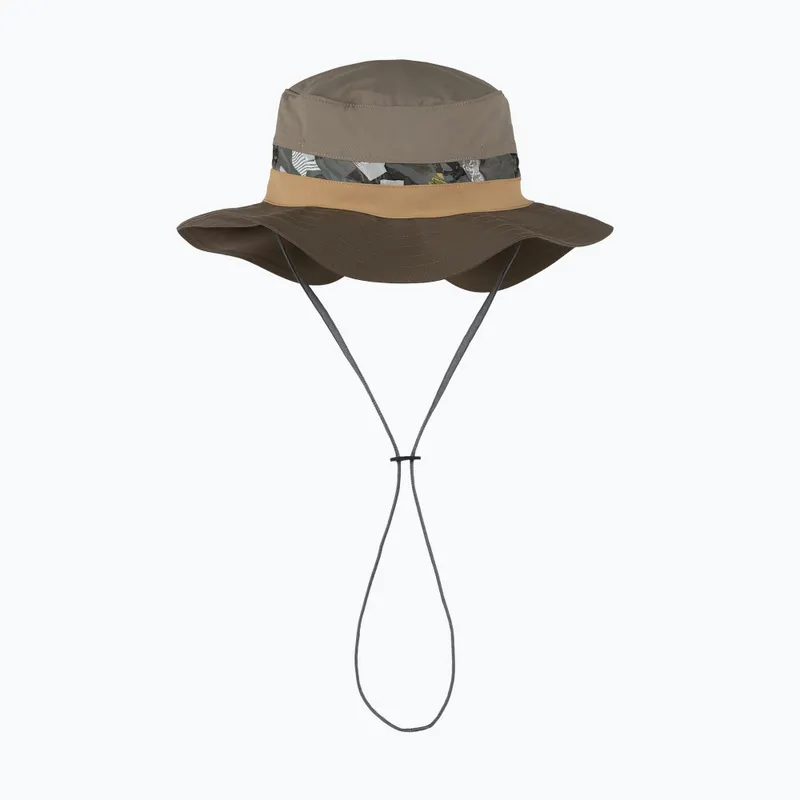 Cappello tecnico Explore Booney Hat con tesa ampia, protezione solare UPF 50+ e cinturino regolabile, ideale per attività outdoor.