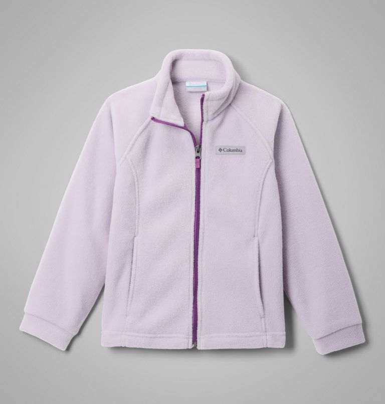 Polaire douce Benton Springs™ avec fermeture éclair complète et poches zippées, coupe active pour les filles, idéale comme couche intermédiaire.