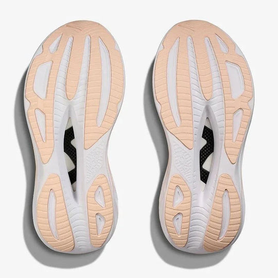 Scarpa da corsa Hoka Skyward X 2 con tomaia in mesh traspirante e piastra in fibra di carbonio per stabilità e assorbimento urti