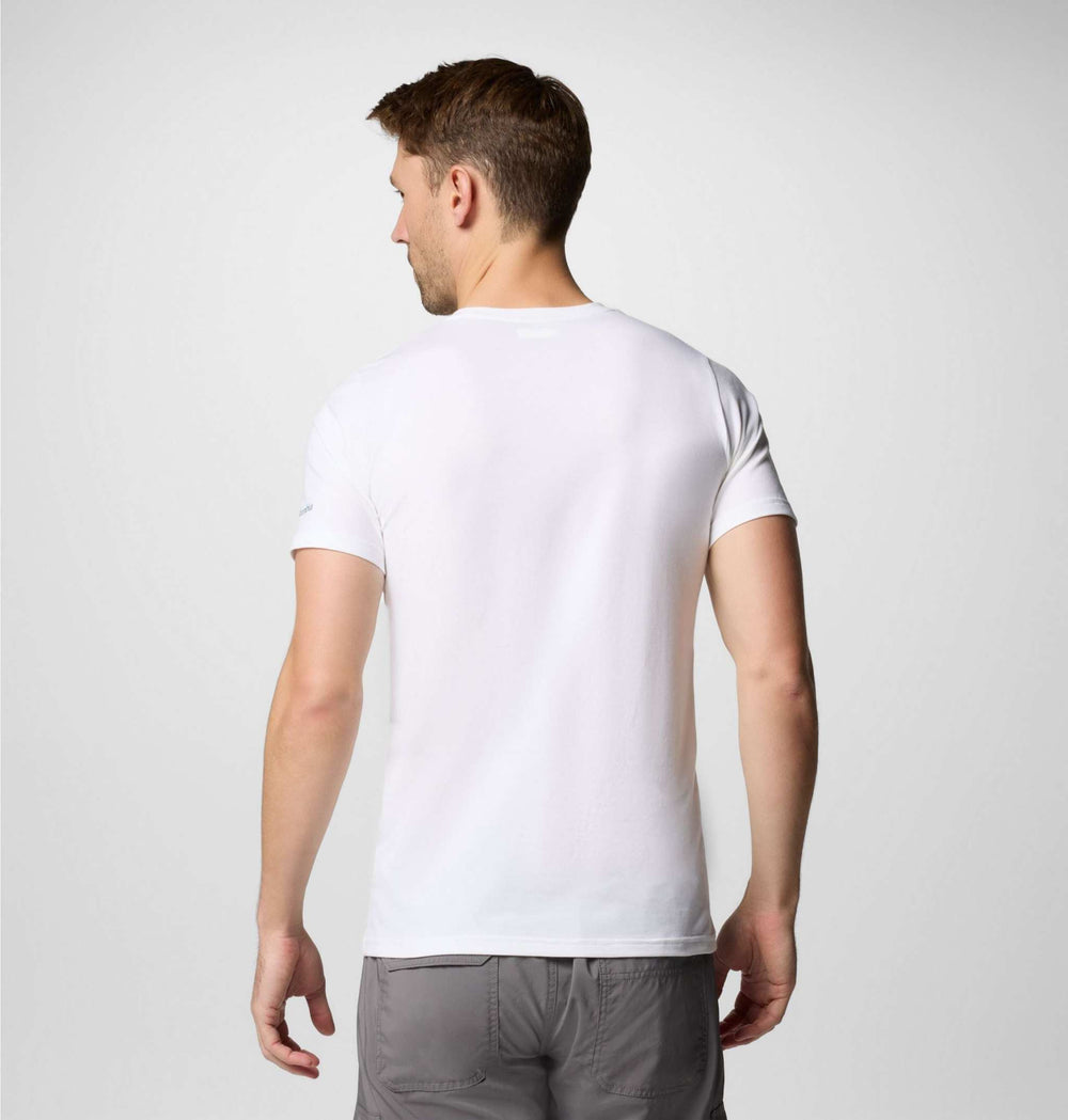 Maglietta Sun Trek™ da uomo a maniche corte con stampa grafica e tessuto tecnico traspirante