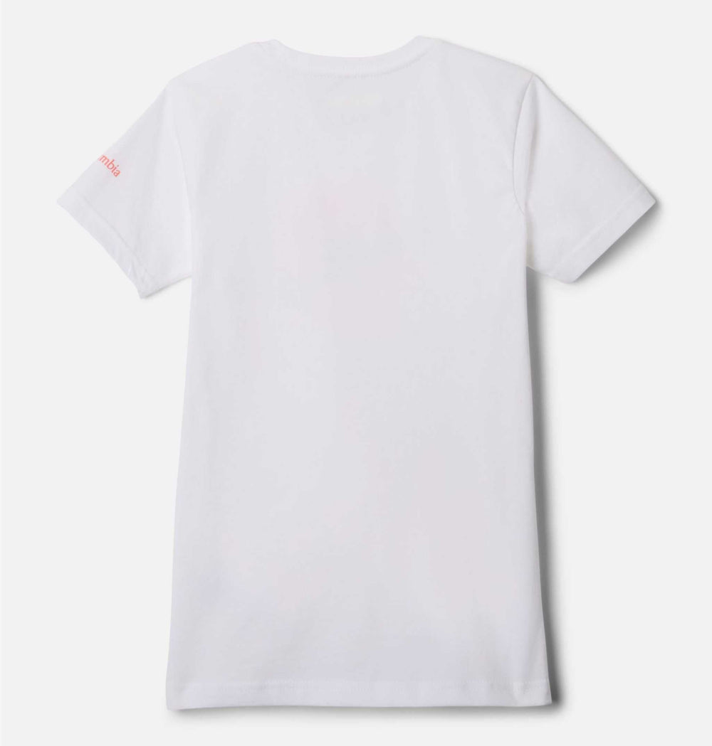 Maglietta Youth Girls Mission Lake in cotone con logo sul petto, maniche corte e stile casual estivo