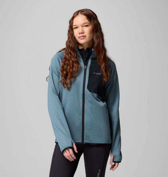Giacca tecnica Triple Canyon™ Grid Fleece FZ in pile traspirante e leggera per escursionismo con tasche e asole per pollice