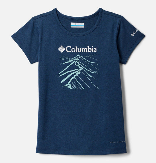Youth Girls Tech Trail™ Short Sleeve Graphic Shirt