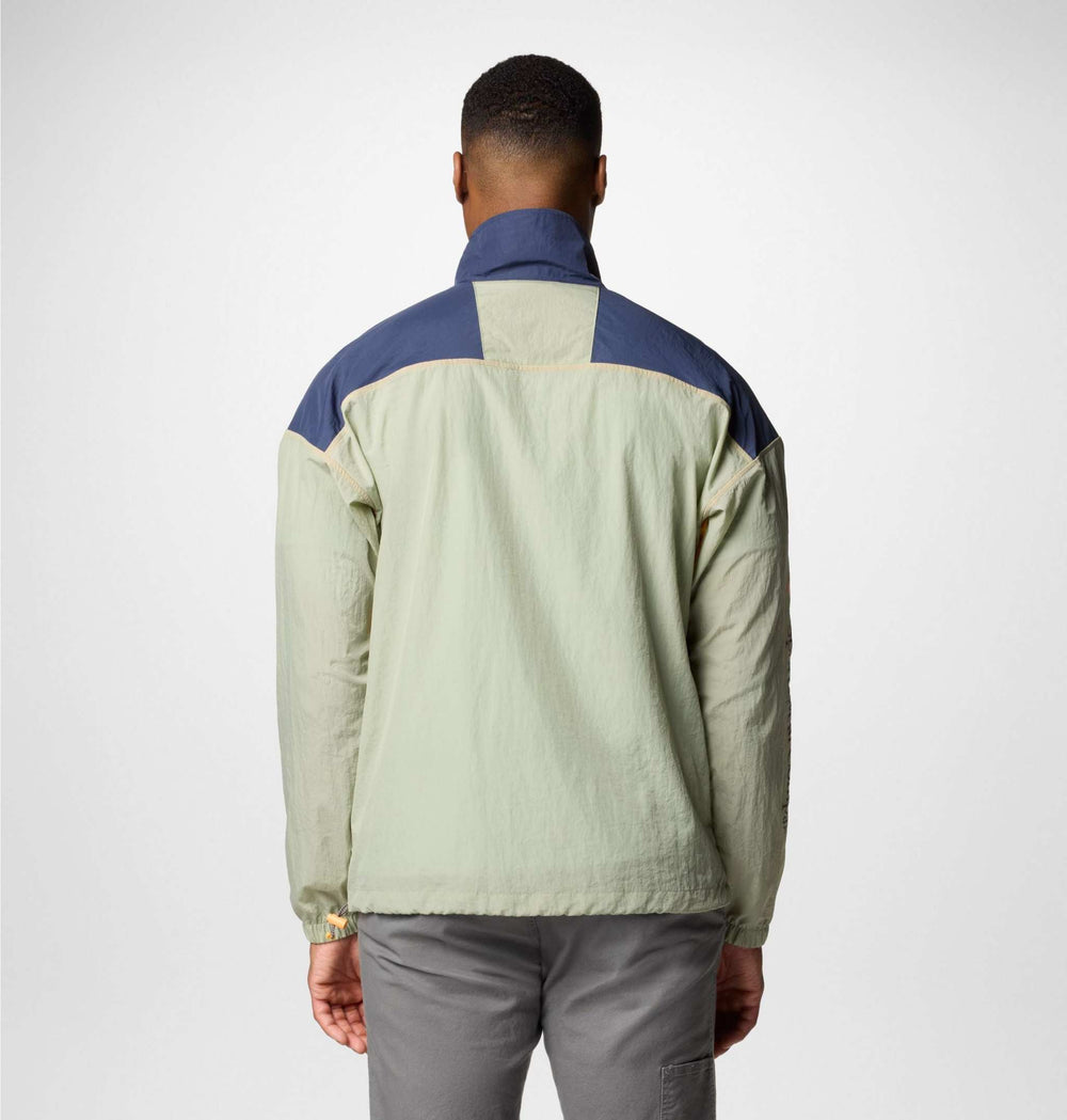 Giacca windbreaker uomo Riptide II retro resistente acqua vento con tasche cerniera e polsini elasticizzati