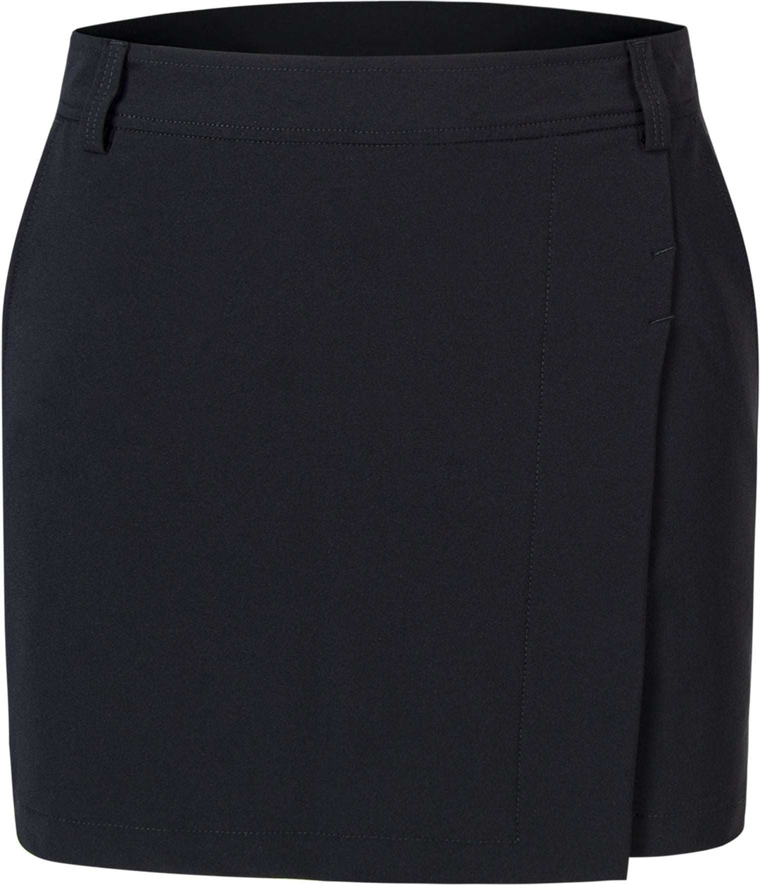 Outdoor Stretch Skirt for women, water-resistant nylon with integrated shorts, perfect for outdoor activities.