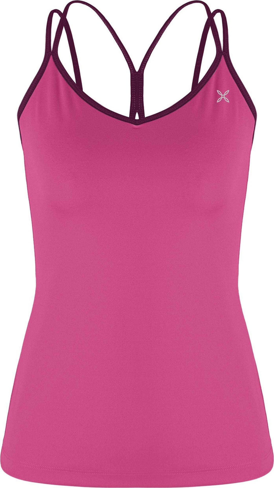 Canotta donna tecnica in nylon elasticizzato per attività aerobiche e outdoor ad alta intensità