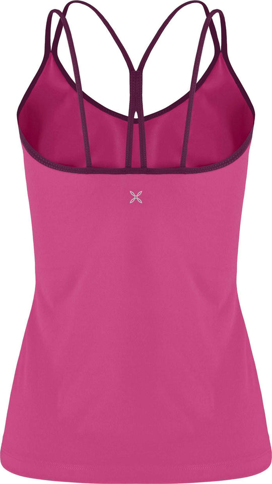 Canotta donna tecnica in jersey nylon elasticizzato per attività outdoor e aerobiche