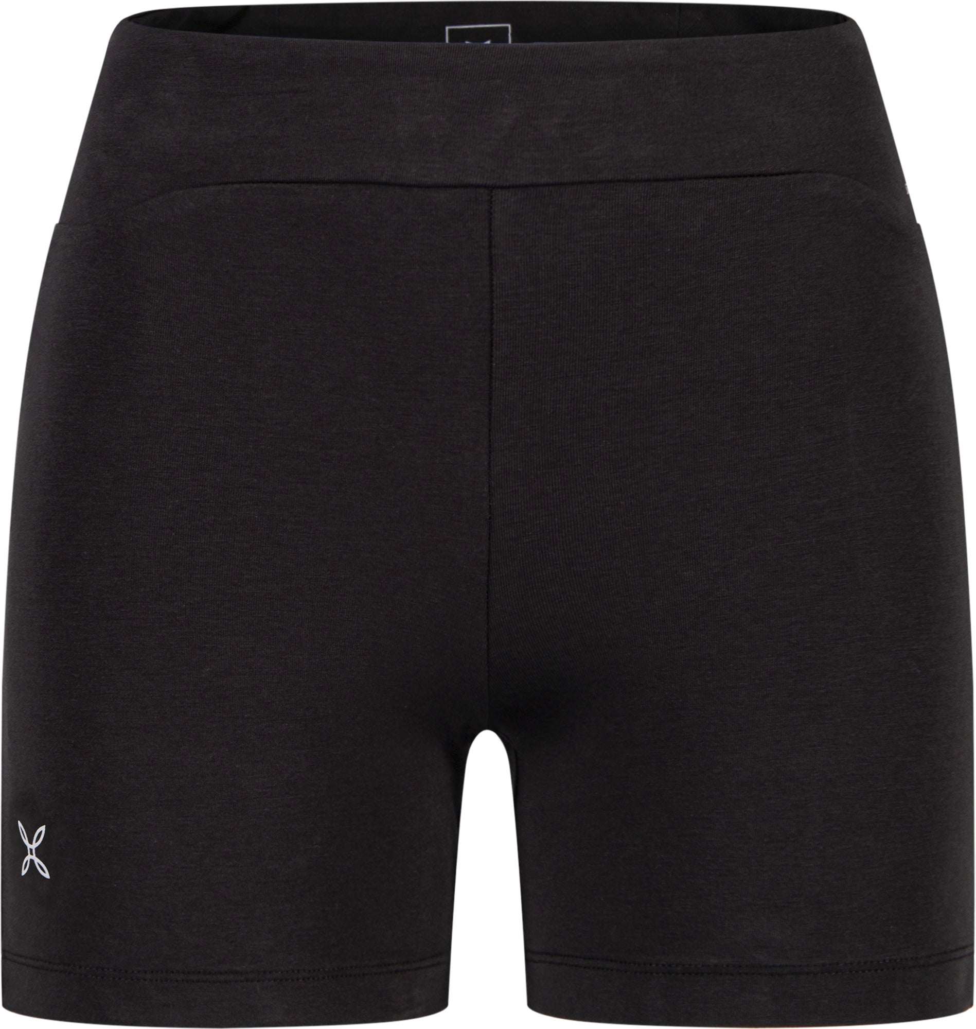 Pantaloncini Shiva donna in cotone organico elasticizzato per arrampicata comoda e flessibile