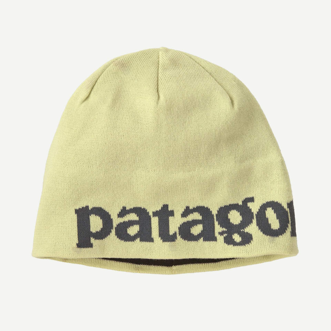 Patagonia Beanie Hat Logo Belwe Vellum Green