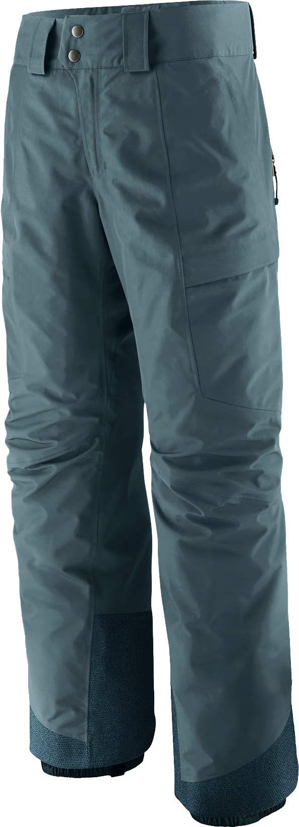 Patagonia M's Storm Shift Pants (Reg): pantaloni blu-grigio, vista frontale