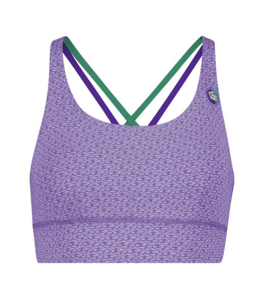 Reggiseno imbottito Mery 2.3 in cotone organico con imbottitura rimovibile e ricamo, made in Italy