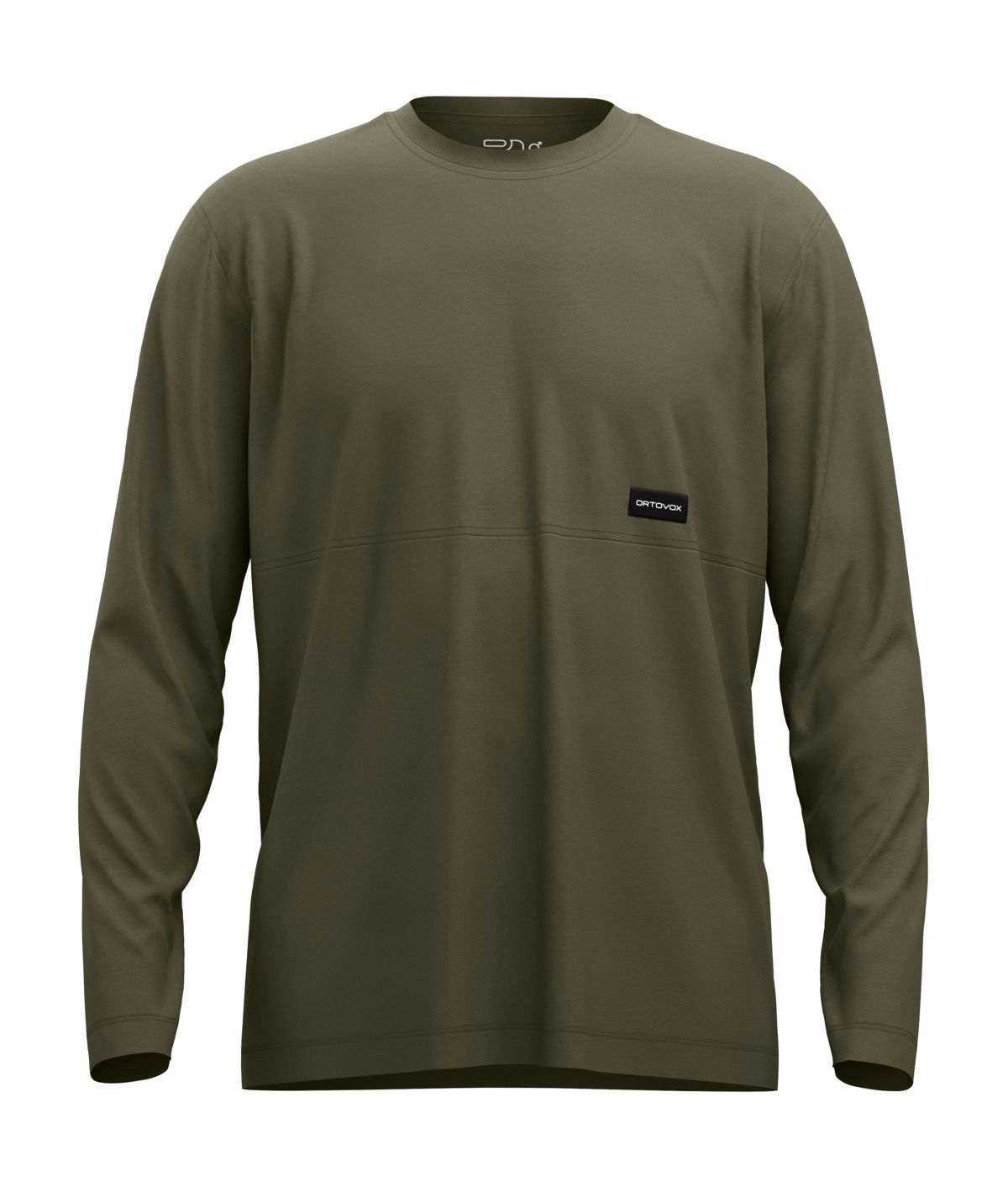 185 Merino Patch LS Merino wool base layer for optimal moisture management and comfort during freeride
