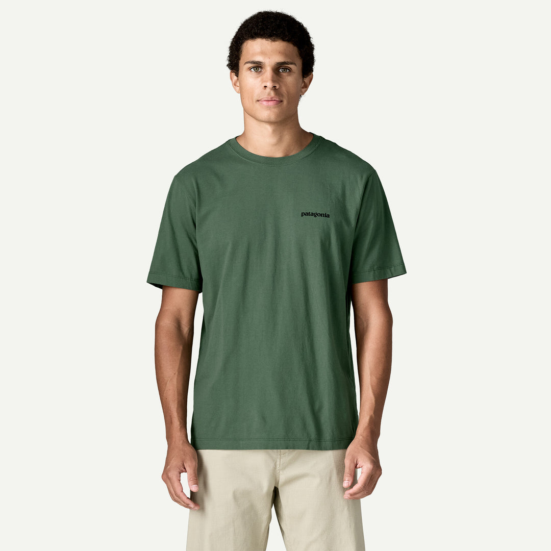 Patagonia M's P-6 Logo T-Shirt - Canopy Green - foto 2