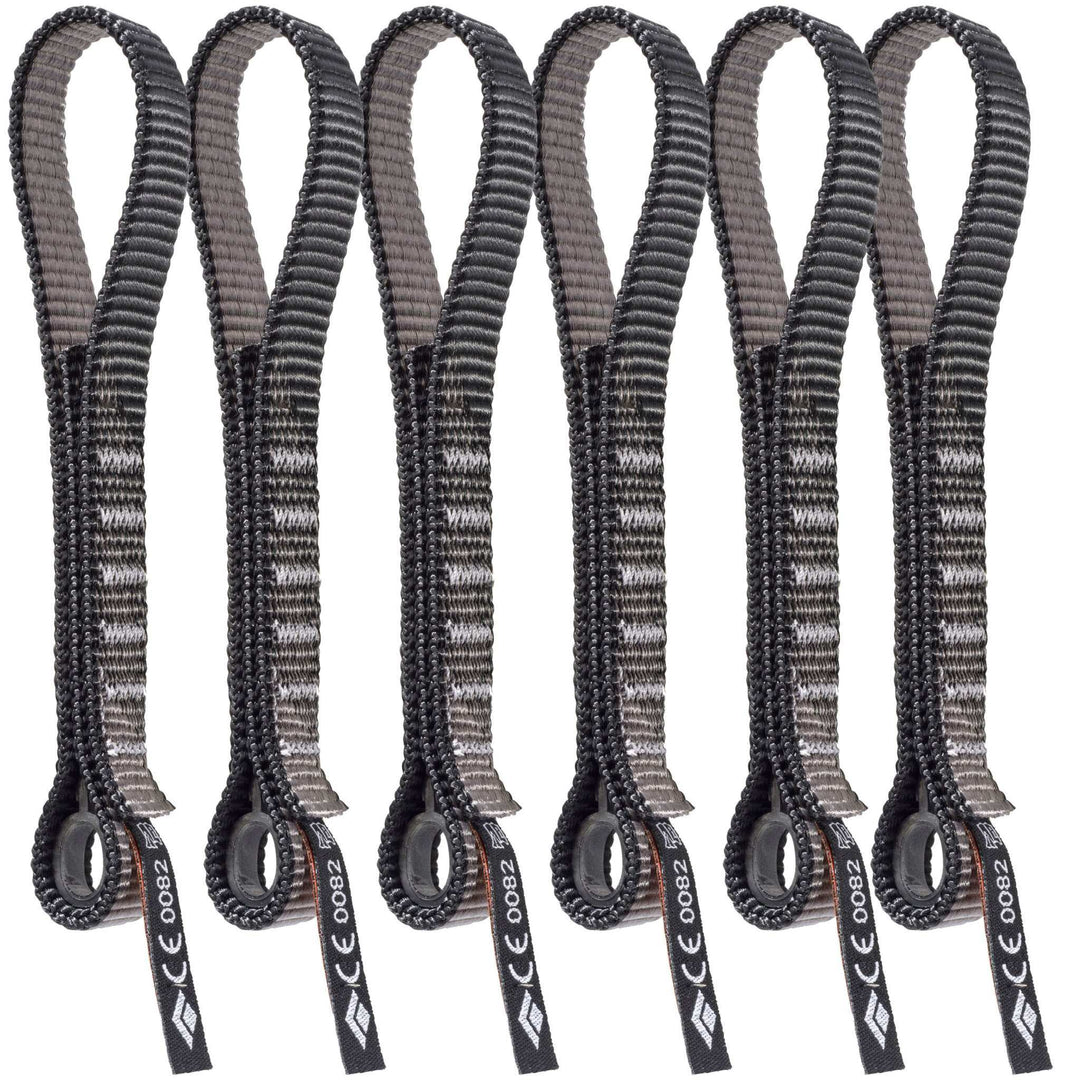 Black Diamond Standard Dogbone 12 cm 6 pack durable climbing gear with Straitjacket insert