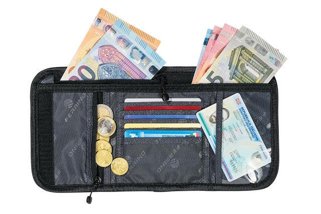 Portafoglio Rambla elegante in pelle marrone