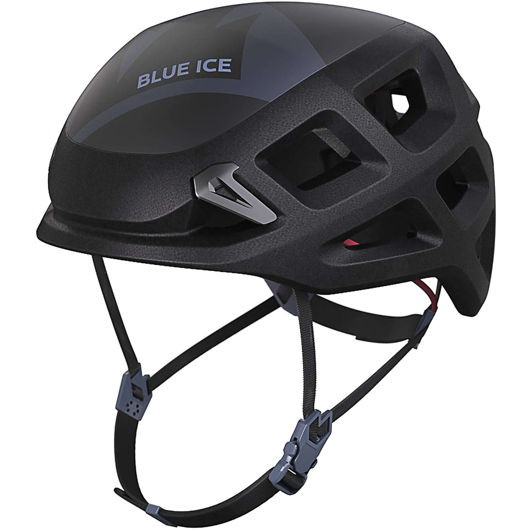 Blue Ice Blast Helmet lightweight ventilated climbing helmet with headlamp mount for alpine activities