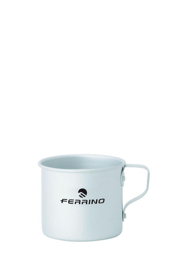 Tazza alluminio con manico a V elegante e resistente