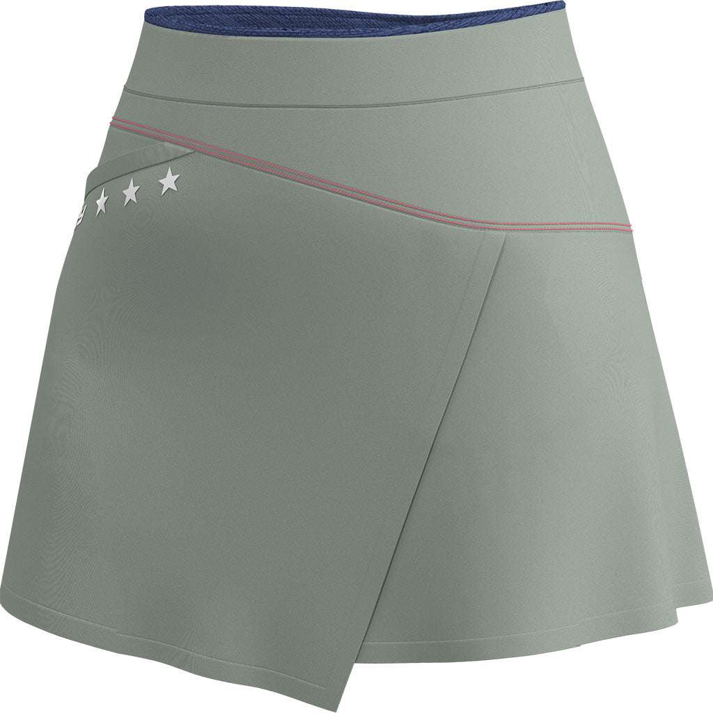 Skirt Exit technical mountain skirt with internal Revolutional Slim shorts and reflective details