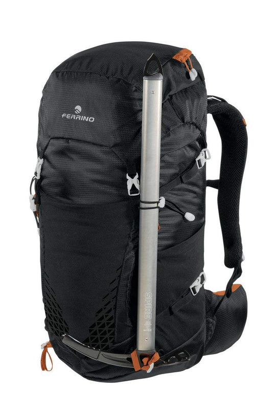 Zaino Agile 45 di colore nero con cerniere robuste e design ergonomico