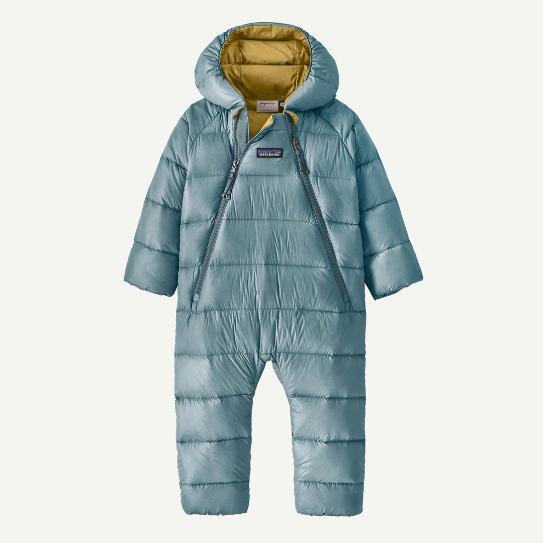 Patagonia Infant Hi-Loft Down Sweater Bunting Blue Sage - fronte