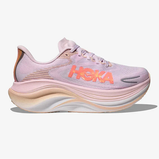 Scarpa da corsa Hoka Skyward X 2 con mesh traspirante e piastra in fibra di carbonio per ammortizzazione e stabilità