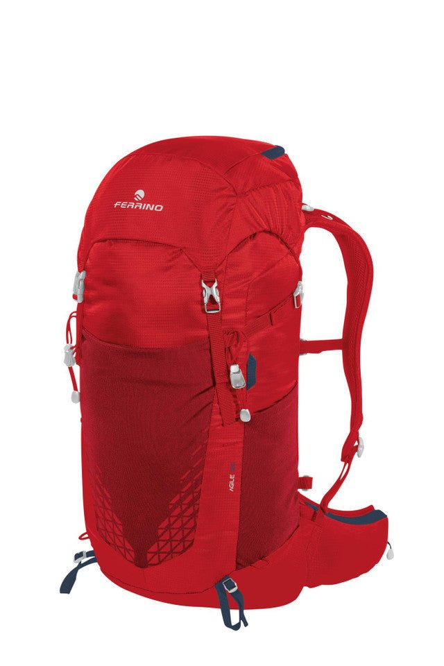 Zaino Agile 25 nero con spallacci imbottiti e tasche multiple