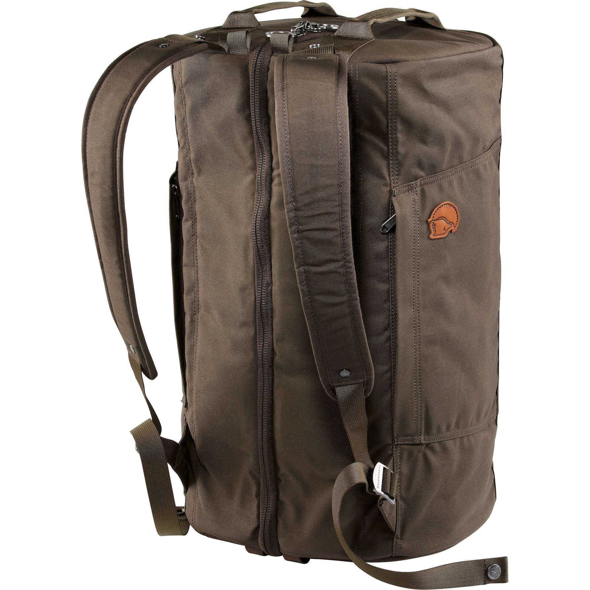 Zaino Splitpack Fjällräven resistente e impermeabile con due scomparti e cerniere robuste