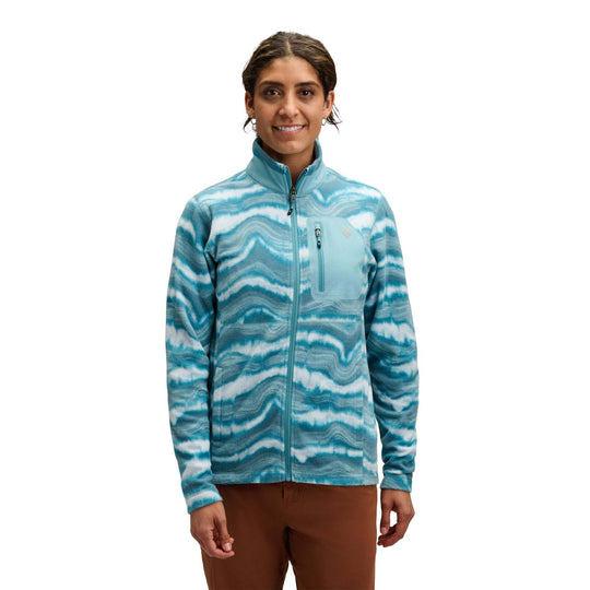 Black Diamond Women's Rift Full-Zip Fleece Jacket Quartzite/Glacier - vista principale