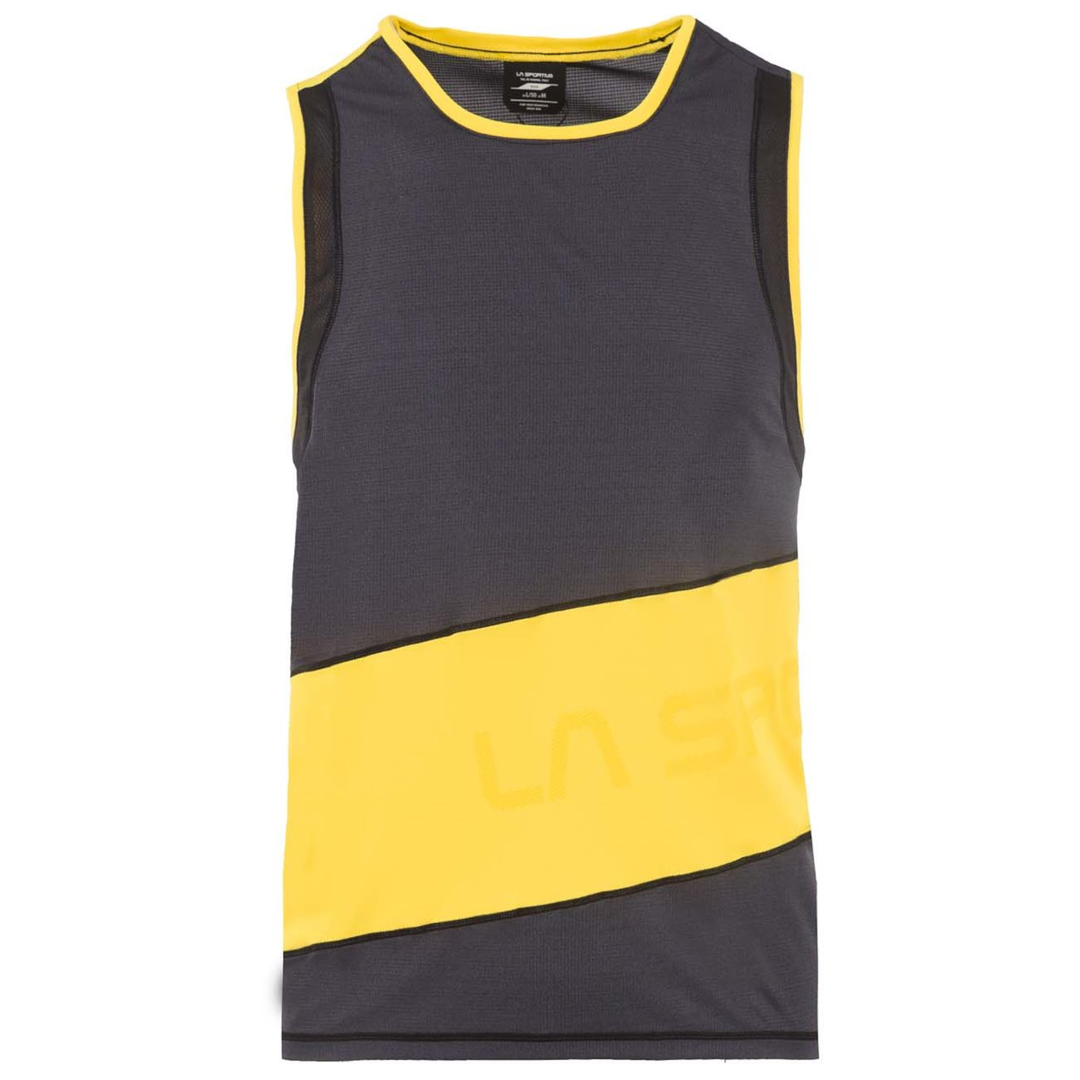 Super light Track Tank M for trail running with anti-bacterial and anti-odor Polygiene treatment.