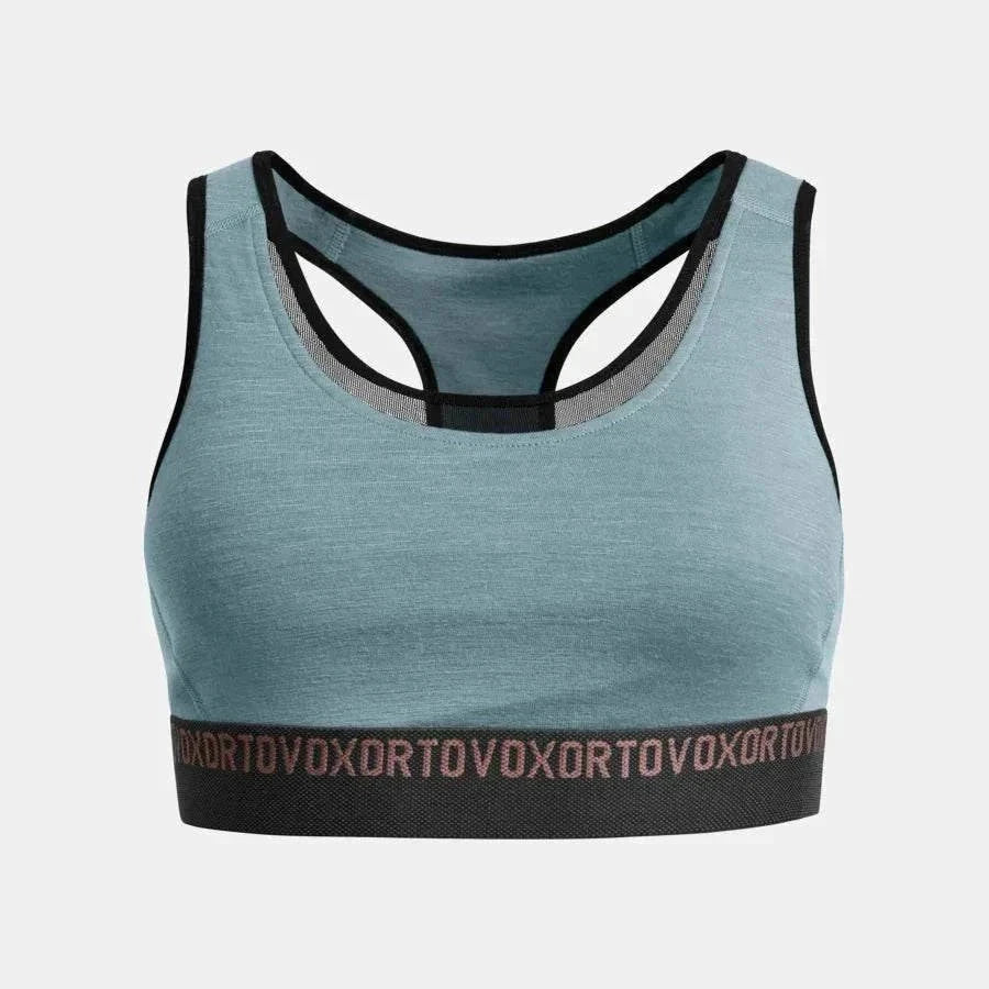 Top donna 185 Rock'N'Wool in lana Merino fine per montagna e freeride
