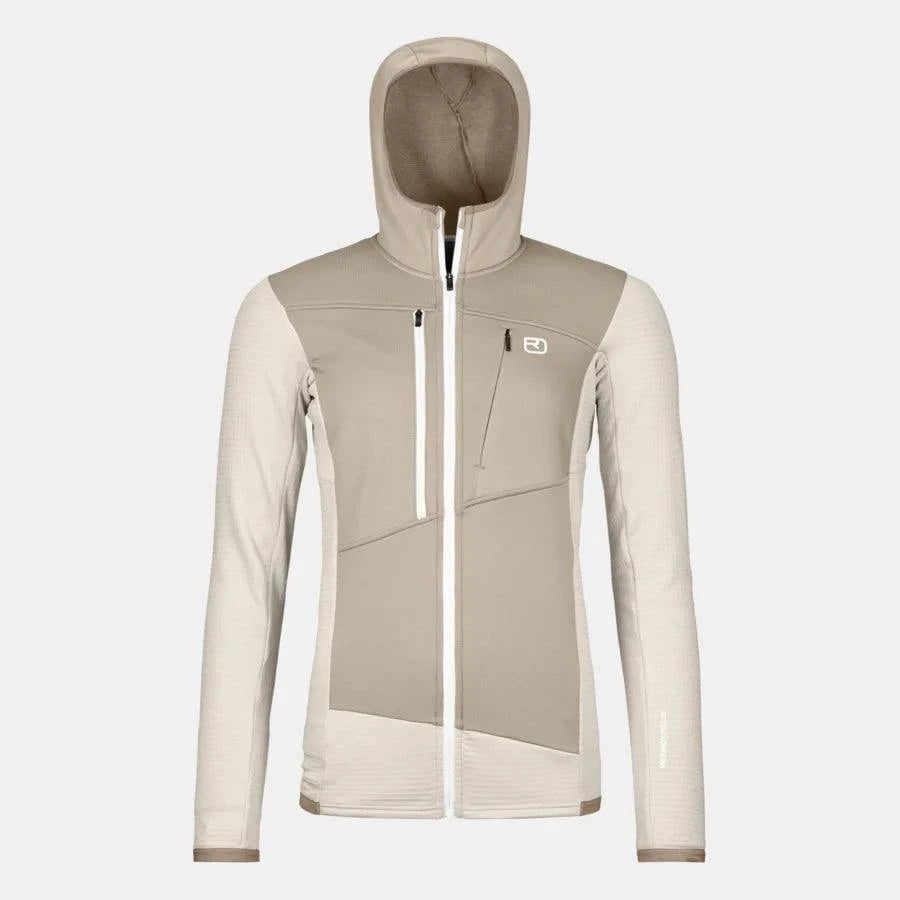 Fleece Grid Hoody W