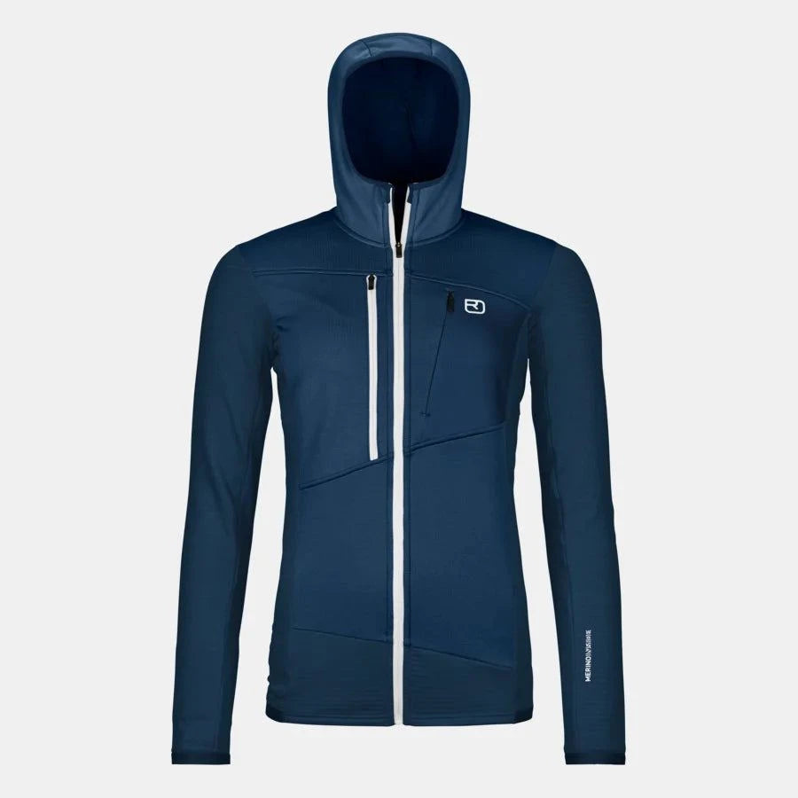 Fleece Grid Hoody W