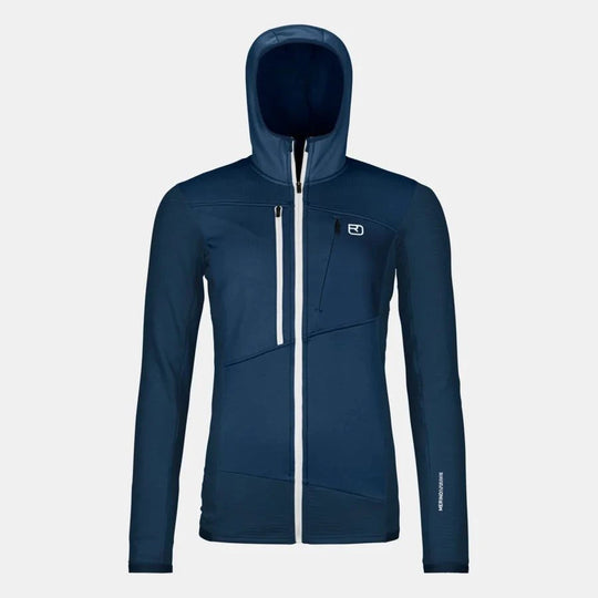 Fleece Grid Hoody W