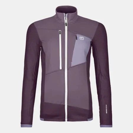 Fleece Grid Jacket W