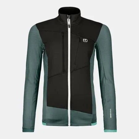 Fleece Grid Jacket W