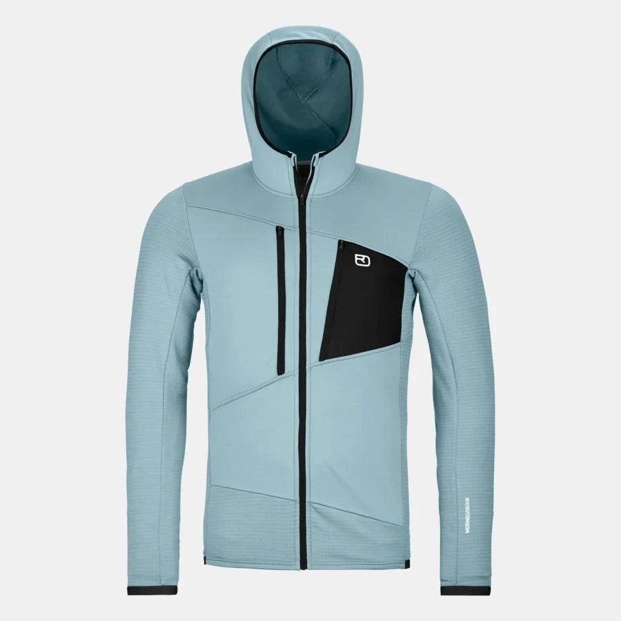 Fleece Grid Hoody m