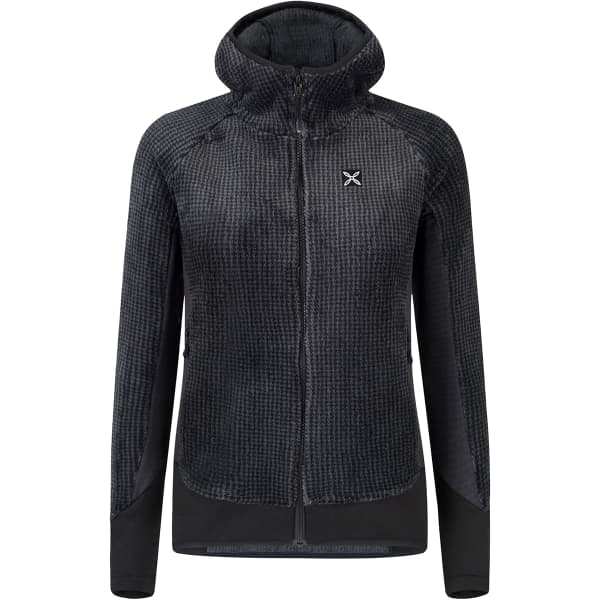 Giacca donna Remix Fleece in pile Polartec High Loft isolamento caldo e leggero con cappuccio elasticizzato e protezione UPF 50+