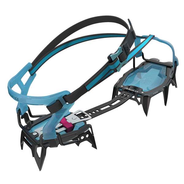 Blue Ice Griffin 12 Universal crampons with 12 steel spikes and universal fit system for alpine climbing