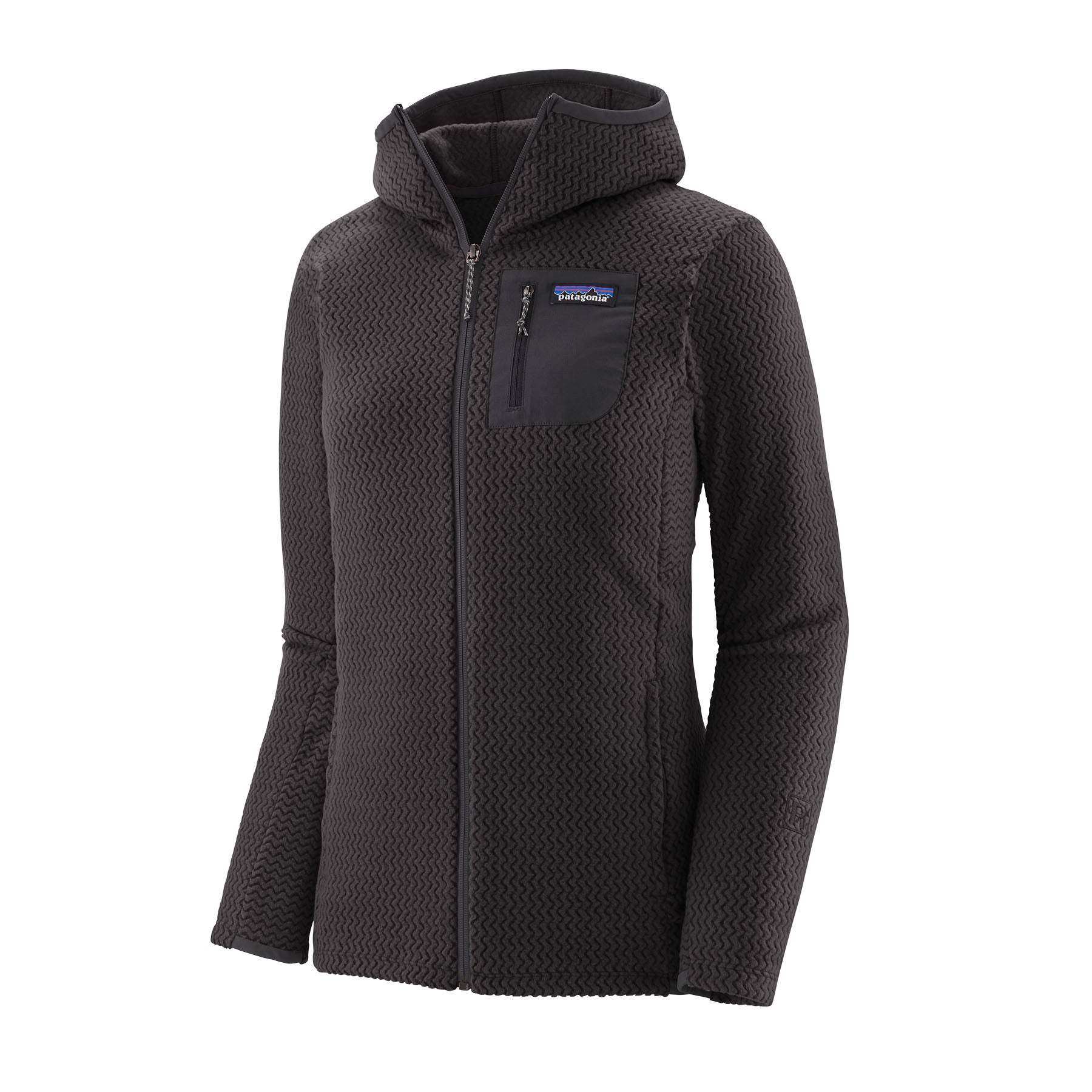 W's R1 Air lightweight breathable full-zip hoody with hood and zippered pockets