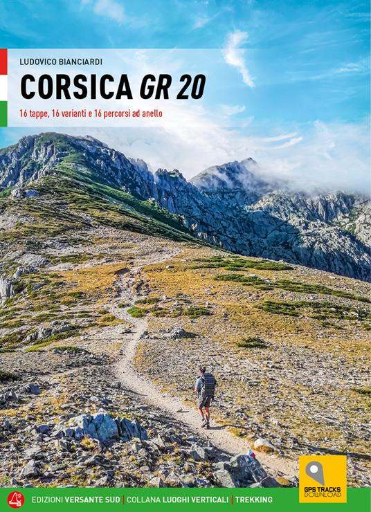 Corse GR 20 couverture édition italienne - ISBN 9788855470421
