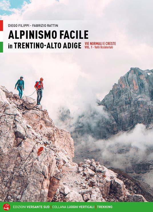 Portada Montañismo fácil en Trentino-Alto Adigio volumen 1 - ISBN 9788855470711