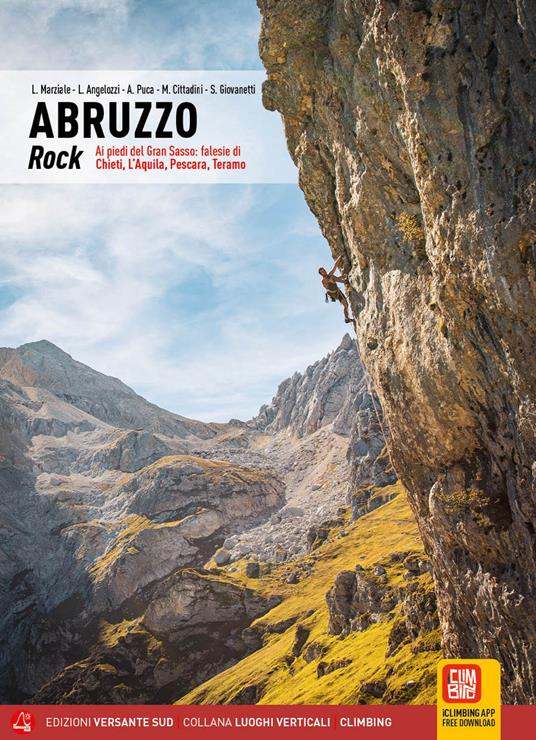Copertina Abruzzo Rock - Versante Sud - ISBN 9788855471183