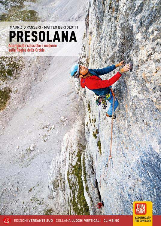 Couverture Presolana, escalade classique et moderne - ISBN 9788855471190