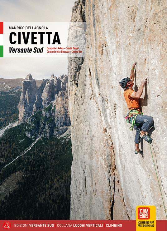 Portada Civetta Versante Sud edición italiana - ISBN 9788855471787