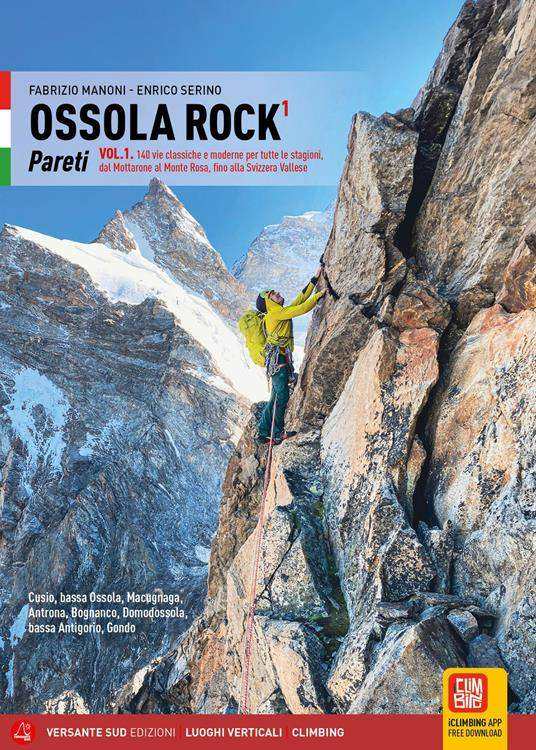 Cover Ossola Rock Pareti volume 1 Italian - ISBN 9788855472197