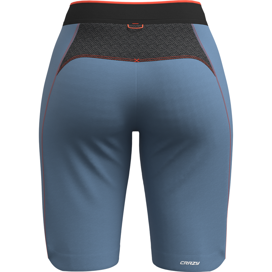 Short Alpinstar estivo tecnico con tasche a zip e orlo stondato per hiking.