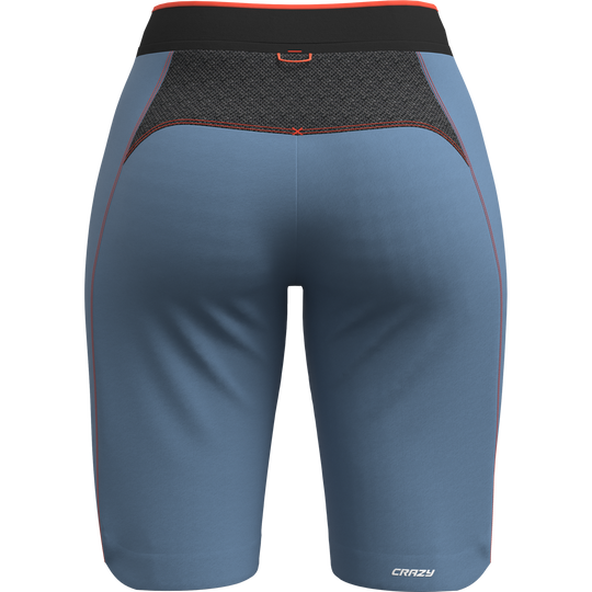 Short Alpinstar estivo tecnico con tasche a zip e orlo stondato per hiking.