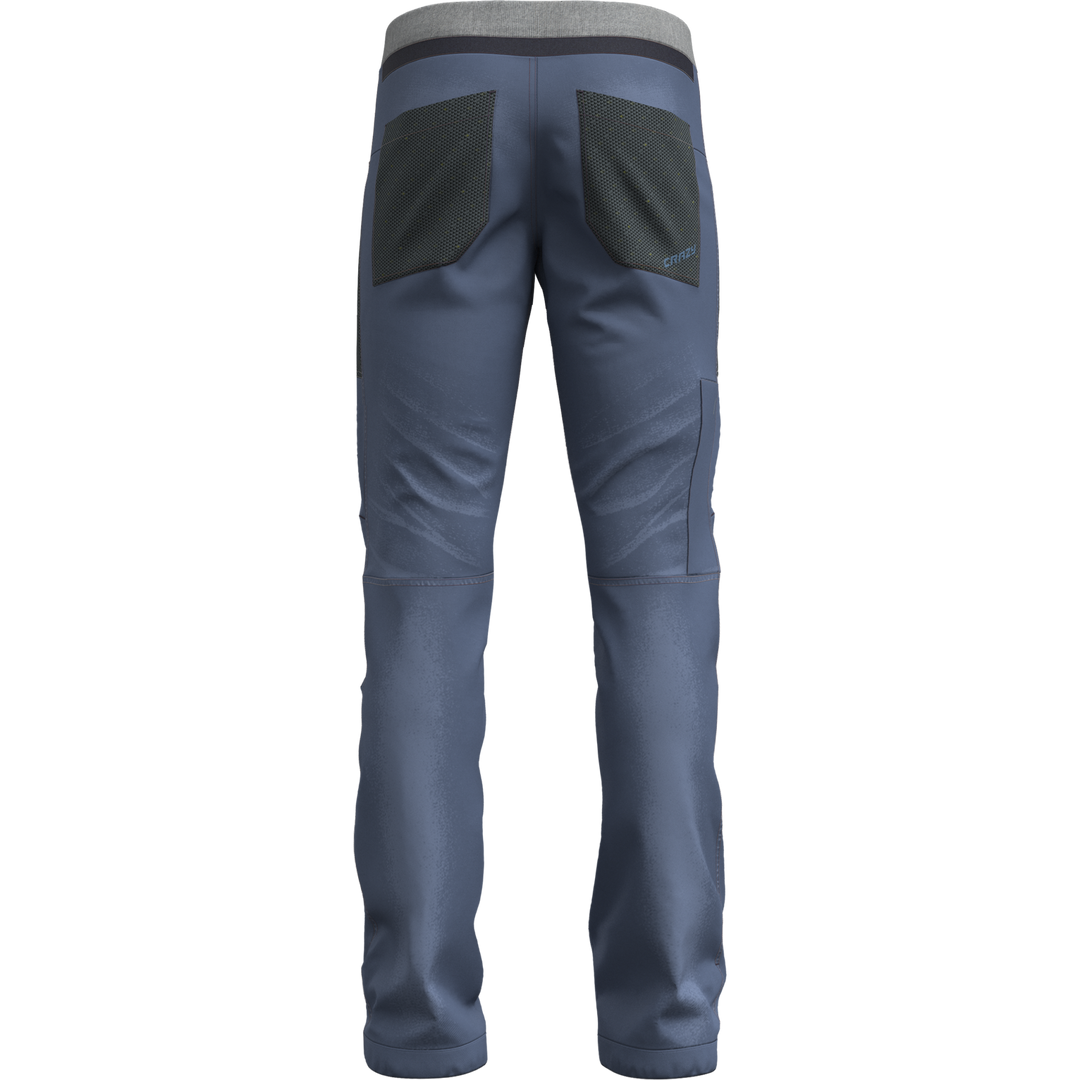 Pant Gulliver light outdoor pants with adjustable waist, multiple pockets, and unique tie-patterned fabric details